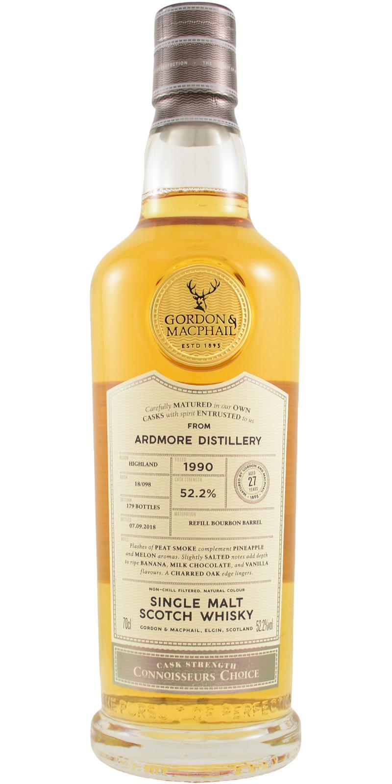 Ardmore 1990 GM  Connoisseurs Choice - Cask Strength