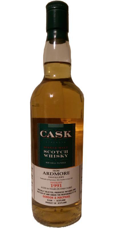 Ardmore 1991 GM  Cask Strength