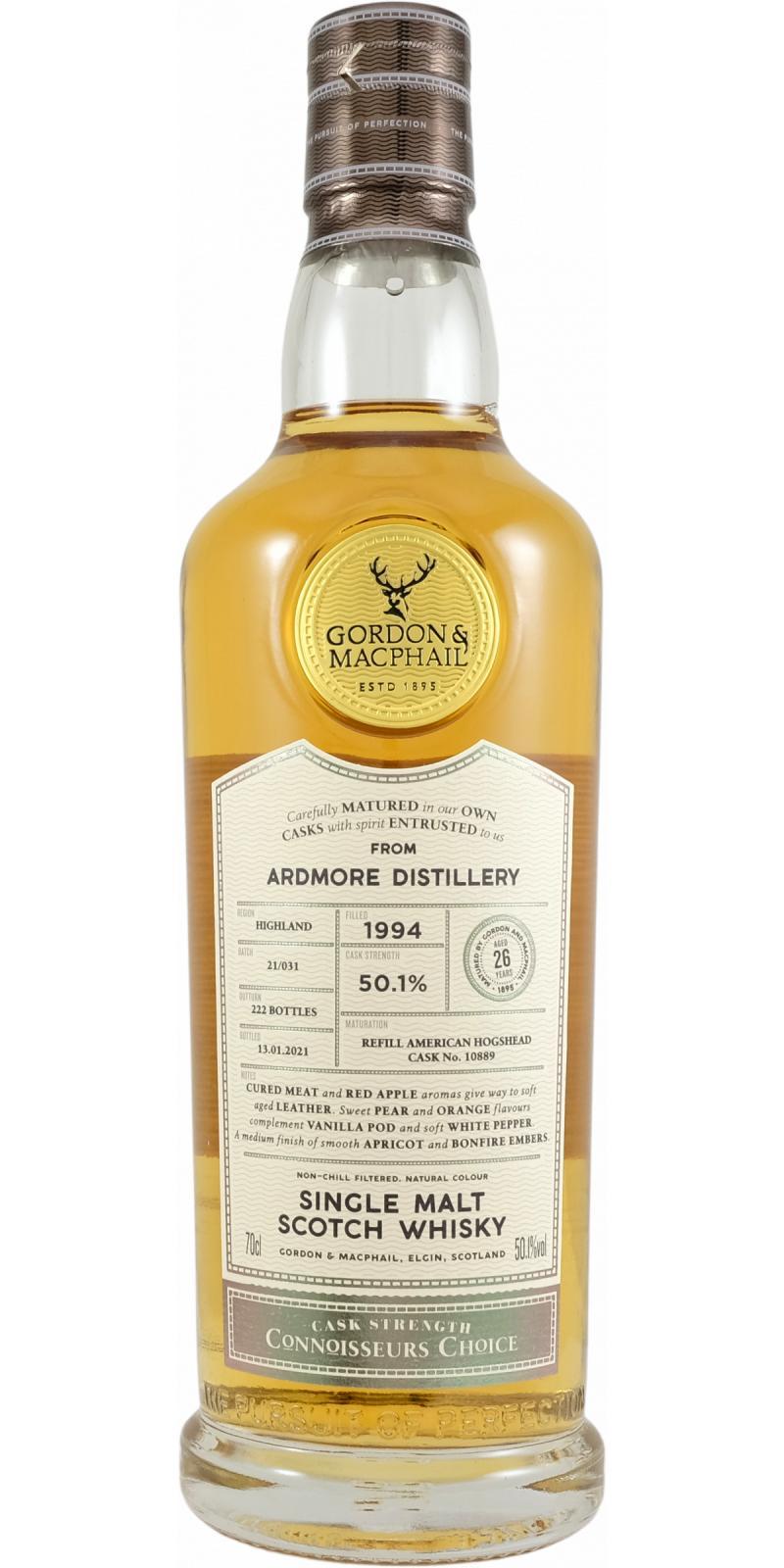 Ardmore 1994 GM  Connoisseurs Choice - Cask Strength