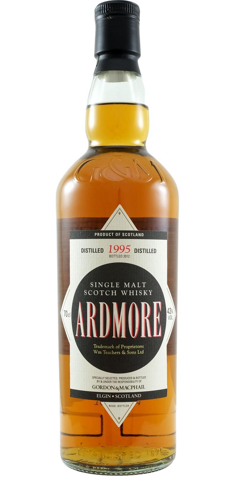 Ardmore 1995 GM  Licensed Bottling