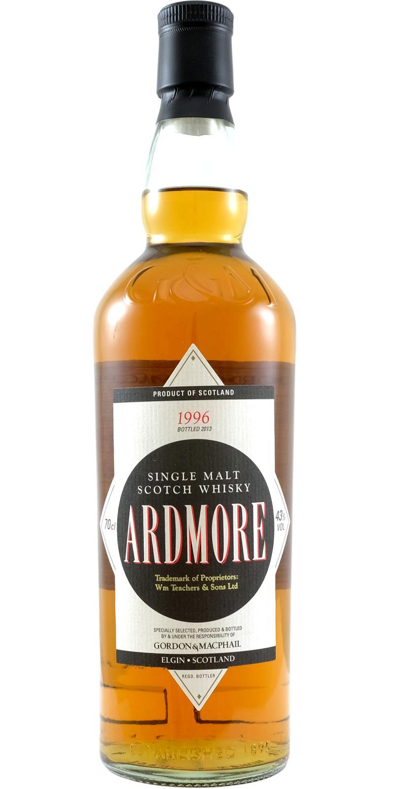 Ardmore 1996 GM  Licensed Bottling