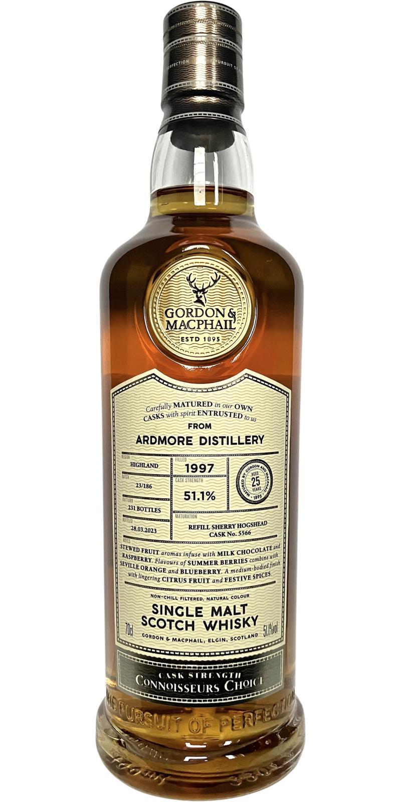 Ardmore 1997 GM  Connoisseurs Choice - Cask Strength