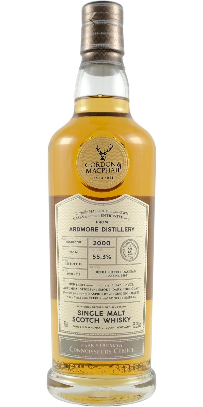 Ardmore 2000 GM  Connoisseurs Choice - Cask Strength