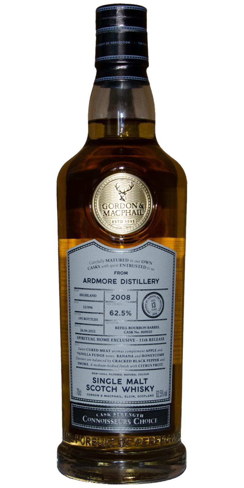 Ardmore 2008 GM  Connoisseurs Choice - Cask Strength