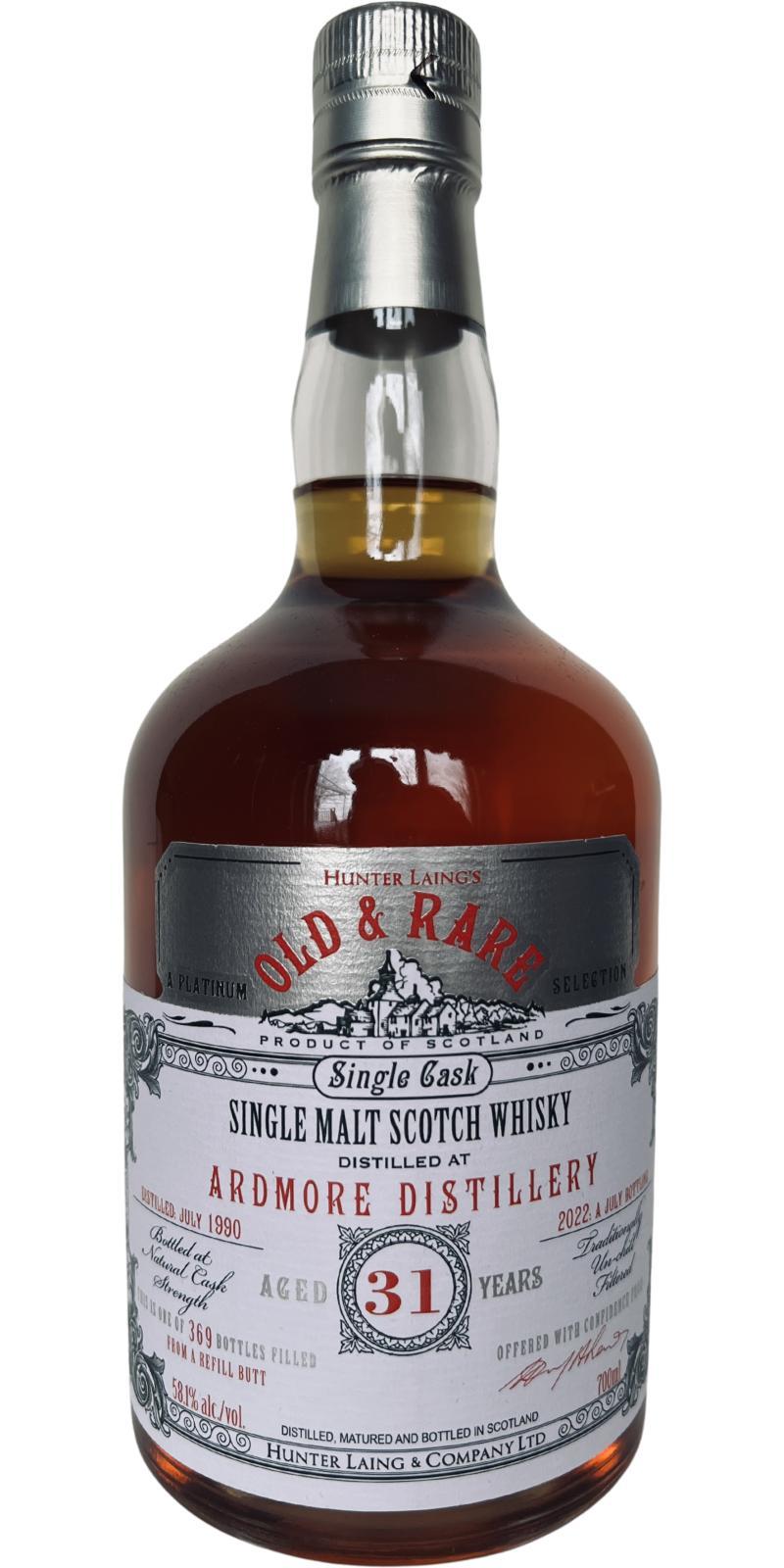 Ardmore 1990 HL  Old & Rare - A Platinum Selection