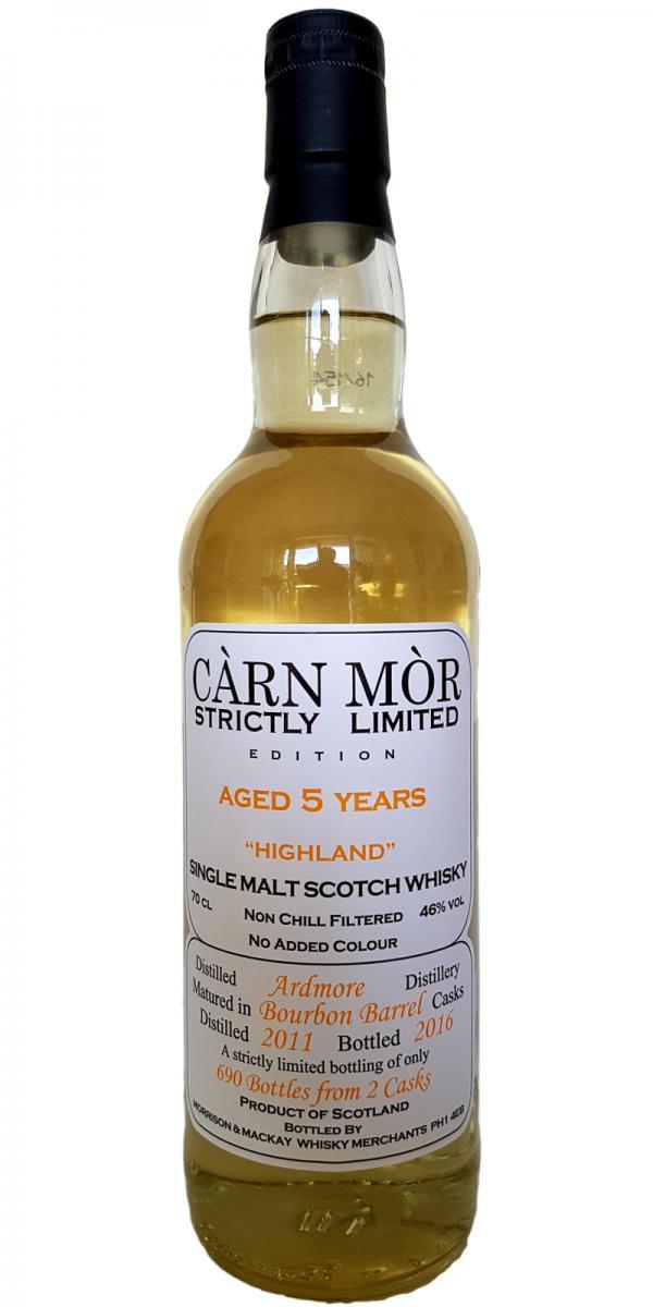 Ardmore 2011 MMcK  Càrn Mòr - Strictly Limited Edition