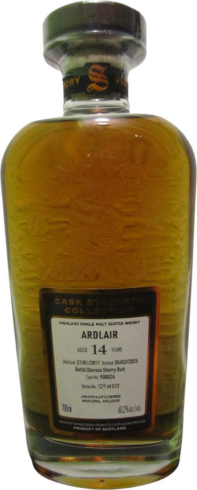 Ardlair 2011 SV  Cask Strength Collection