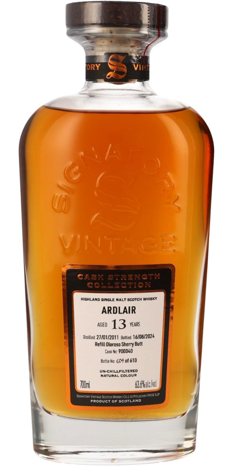 Ardlair 2011 SV  Cask Strength Collection