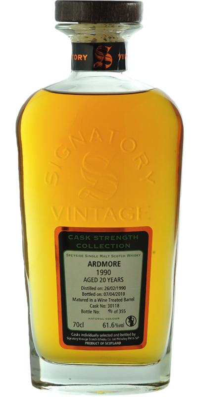 Ardmore 1990 SV  Cask Strength Collection