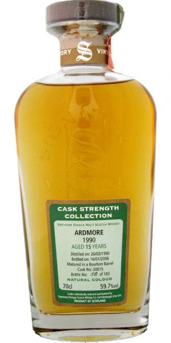 Ardmore 1990 SV  Cask Strength Collection