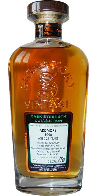 Ardmore 1990 SV  Cask Strength Collection