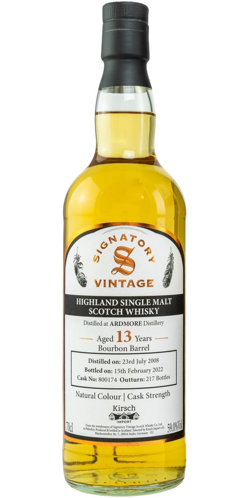 Ardmore 2008 SV  Natural Colour | Cask Strength