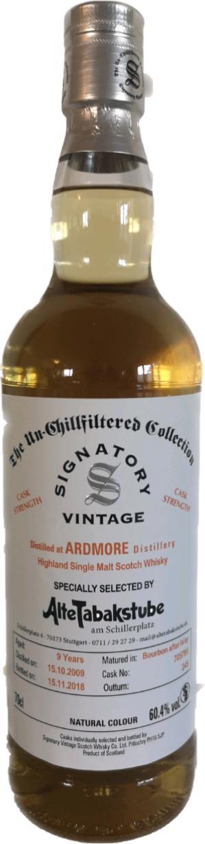 Ardmore 2009 SV  The Un-Chillfiltered Collection - Cask Strength
