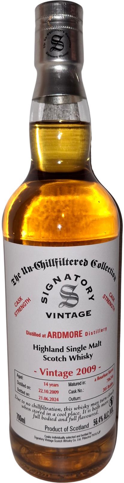 Ardmore 2009 SV  The Un-Chillfiltered Collection