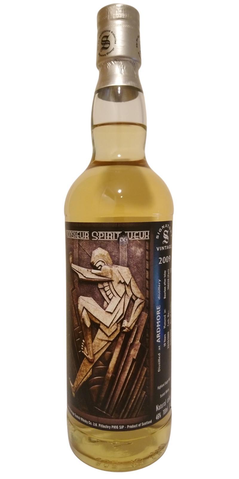 Ardmore 2009 SV  The Un-Chillfiltered Collection