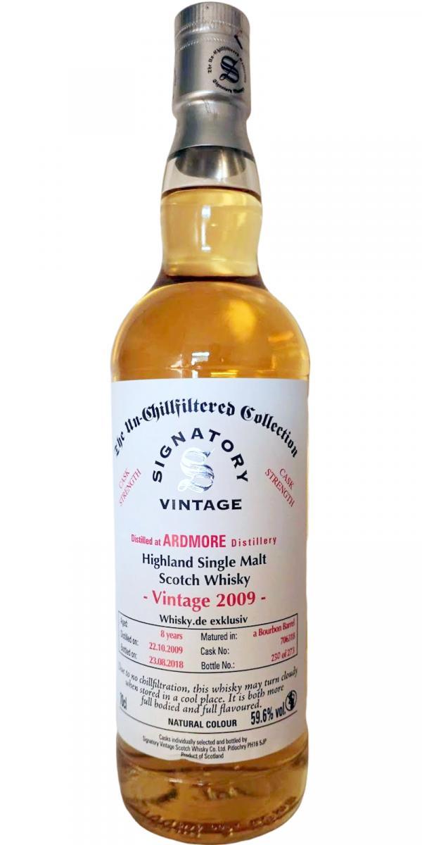 Ardmore 2009 SV  The Un-Chillfiltered Collection - Cask Strength