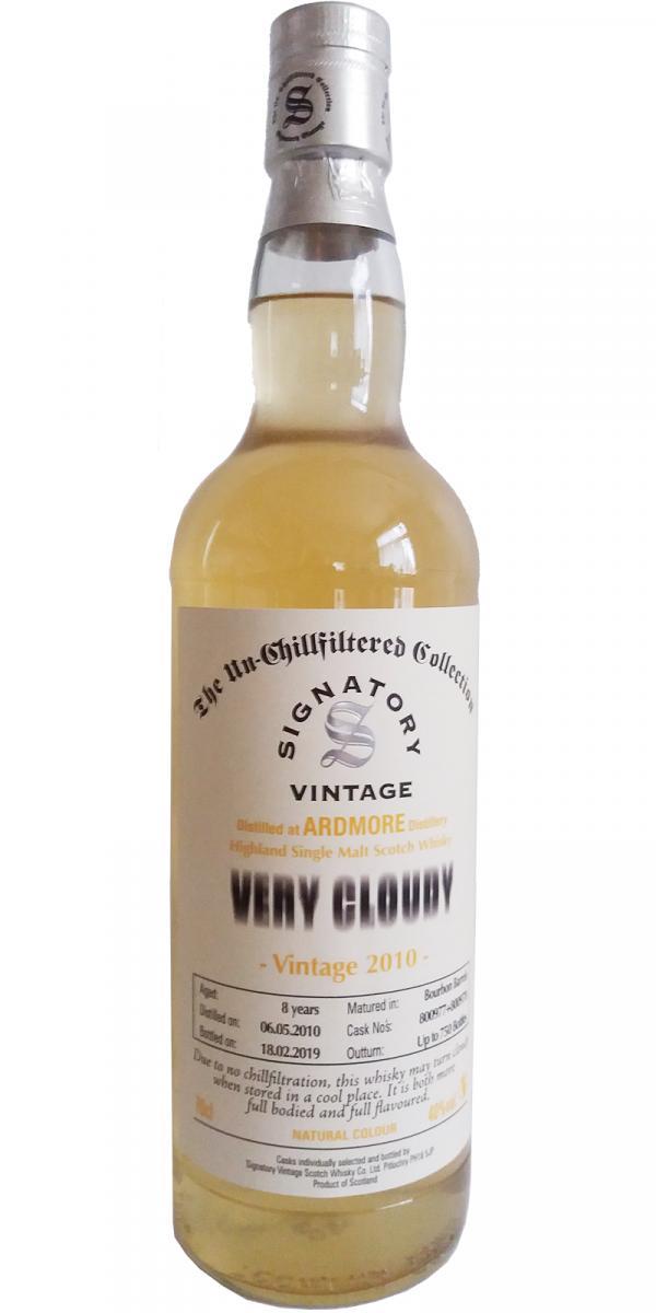 Ardmore 2010 SV  The Un-Chillfiltered Collection - Very Cloudy