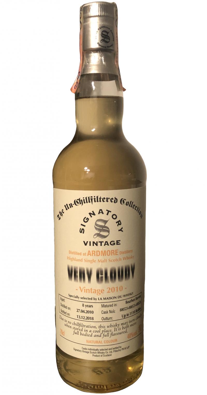 Ardmore 2010 SV  The Un-Chillfiltered Collection