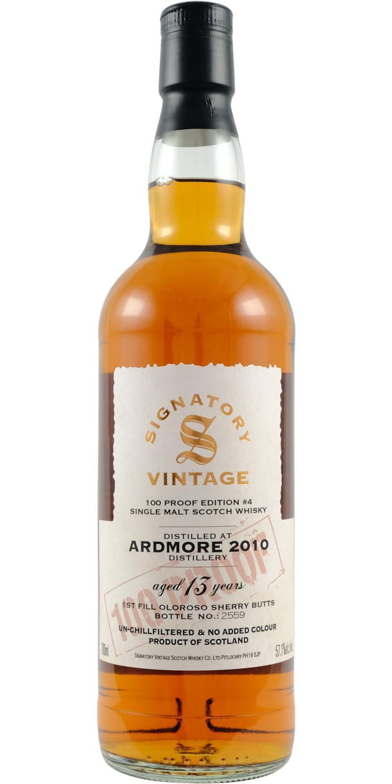 Ardmore 2010 SV  100 Proof - Edition #4