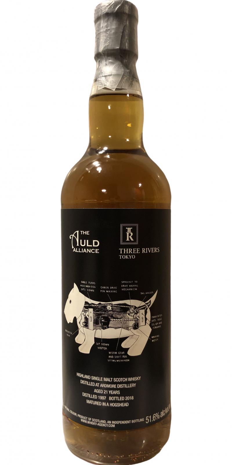 Ardmore 1997 TAA  Joint Bottling with Three Rivers Tokyo