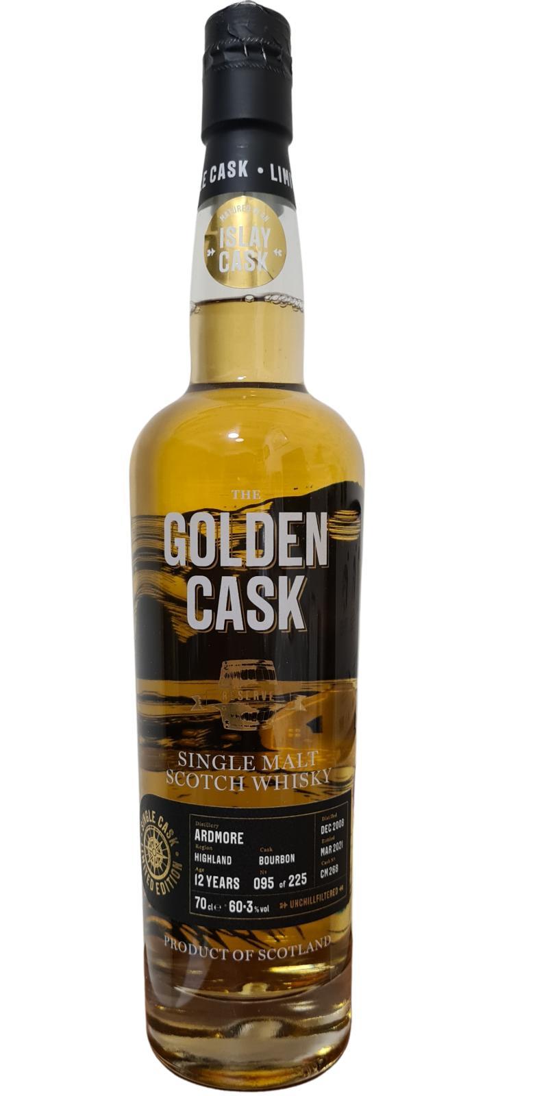 Ardmore 2008 HMcD  The Golden Cask - Reserve