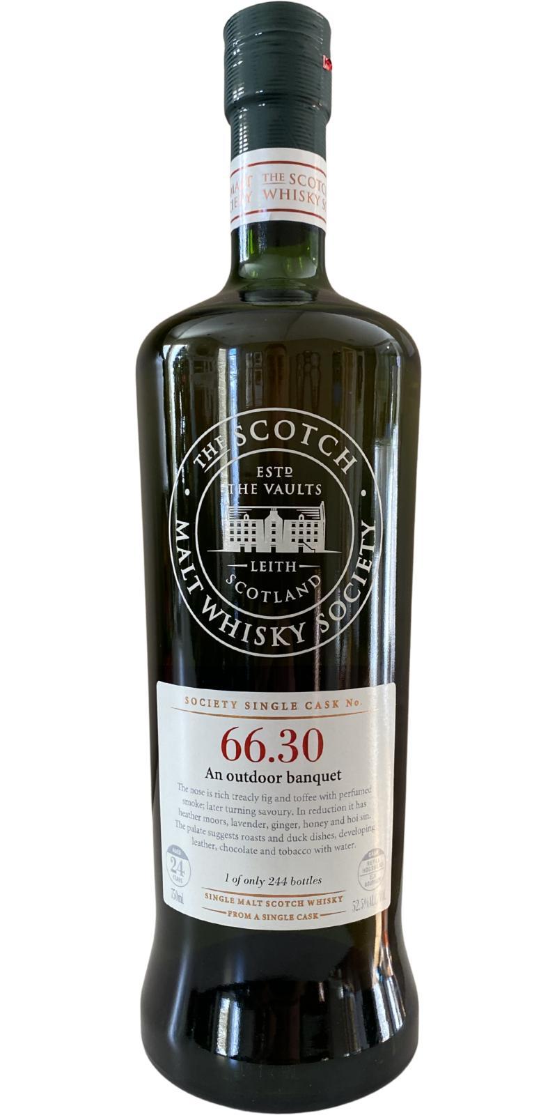 Ardmore 1985 SMWS 66.30  An outdoor banquet