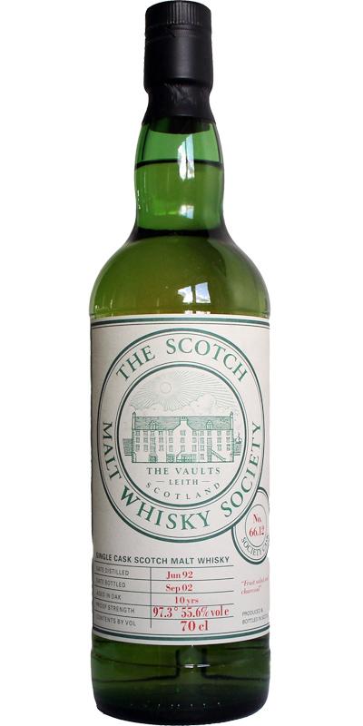 Ardmore 1992 SMWS 66.12  Fruit salad and charcoal