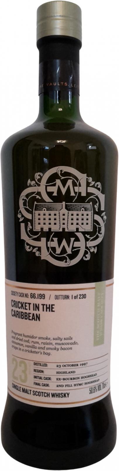 Ardmore 1997 SMWS 66.199  Cricket in the Caribbean