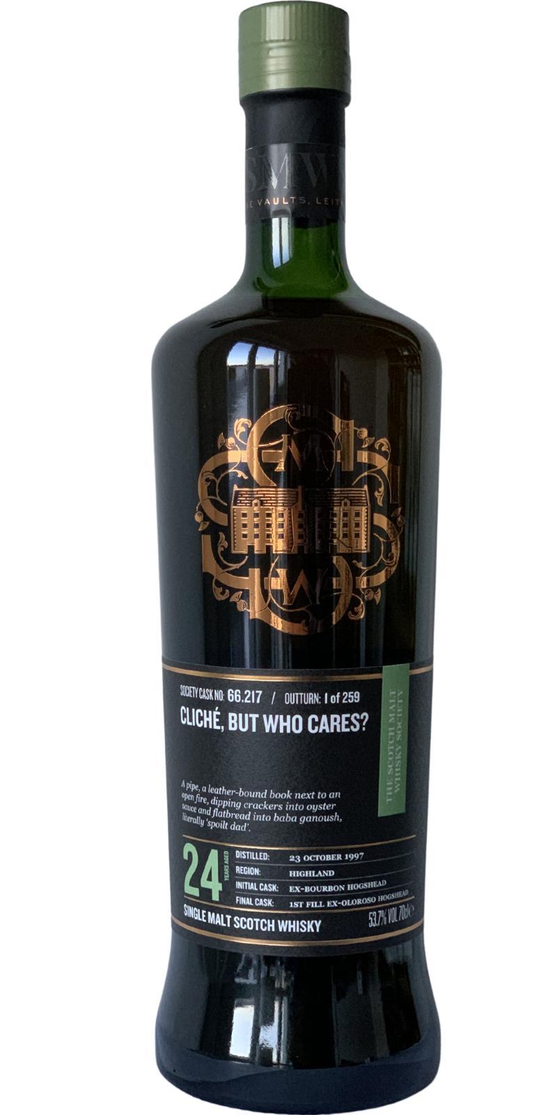 Ardmore 1997 SMWS 66.217  Cliché, but who cares?