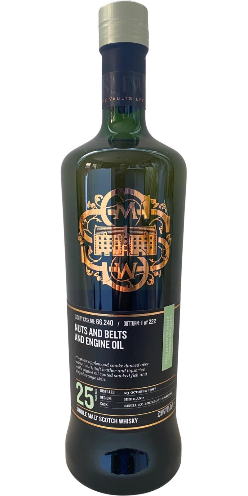 Ardmore 1997 SMWS 66.240  Nuts and belts and engine oil
