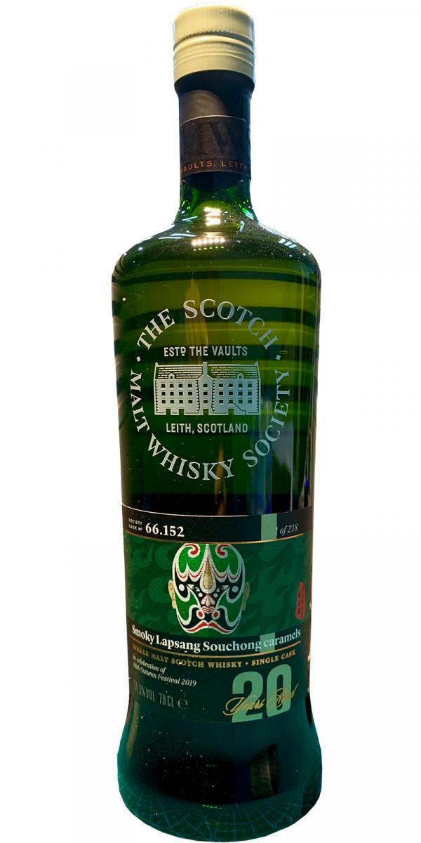 Ardmore 1998 SMWS 66.152  Smoky Lapsang Souchong caramels