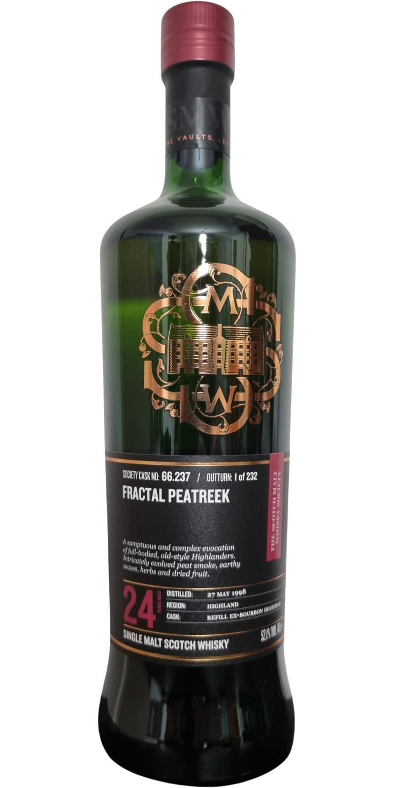 Ardmore 1998 SMWS 66.237  Fractal peatreek