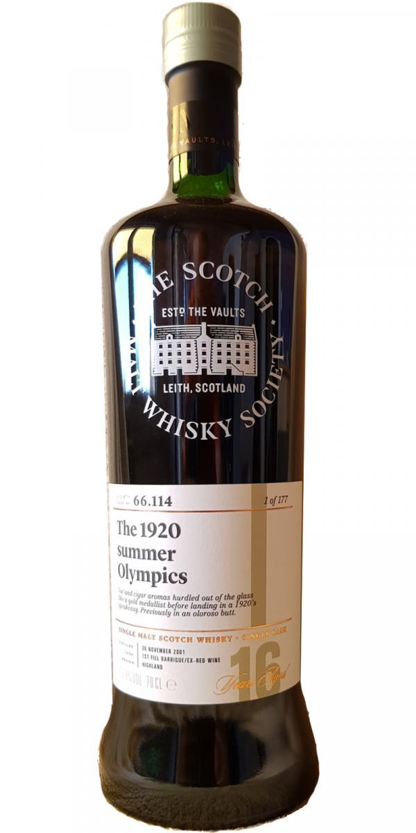 Ardmore 2001 SMWS 66.114  The 1920 summer Olympics