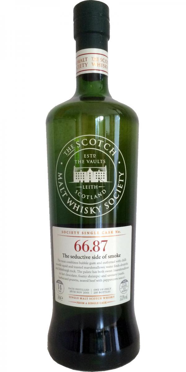 Ardmore 2001 SMWS 66.87  The seductive side of smoke