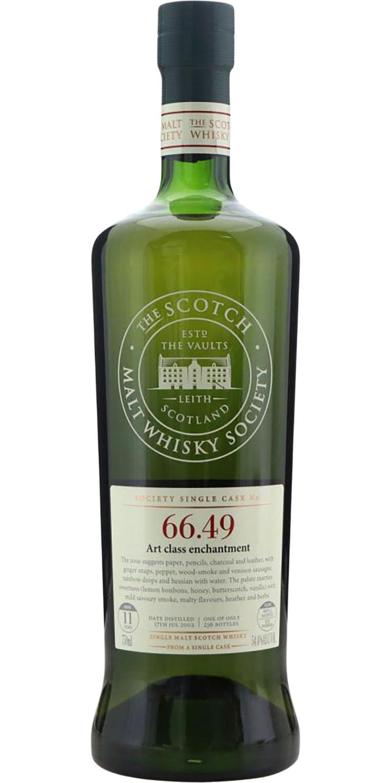 Ardmore 2002 SMWS 66.49  Art class enchantment