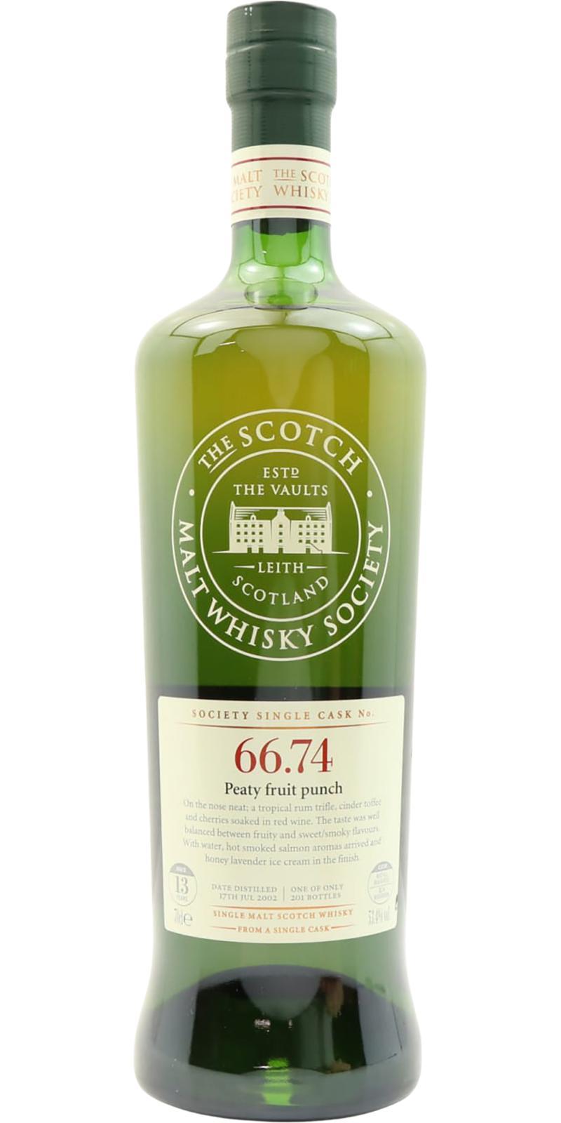 Ardmore 2002 SMWS 66.74  Peaty fruit punch