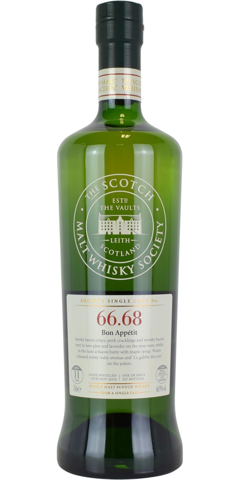 Ardmore 2003 SMWS 66.68  Bon Appétit
