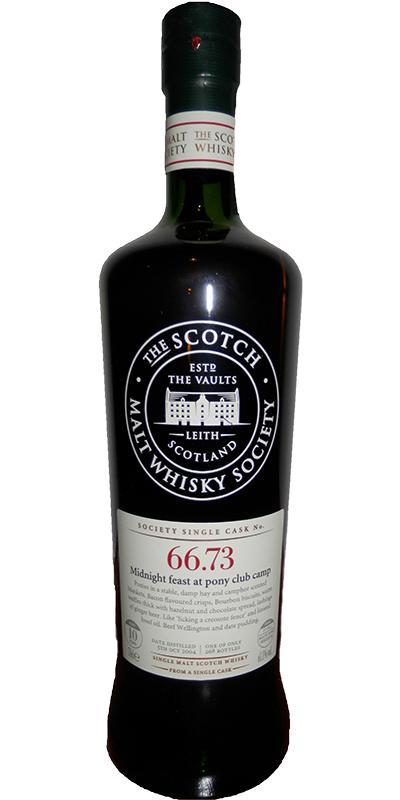 Ardmore 2004 SMWS 66.73  Midnight feast at pony club camp