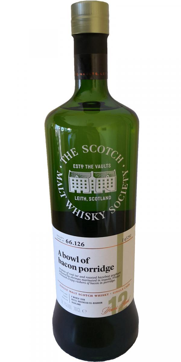 Ardmore 2006 SMWS 66.126  A bowl of bacon porridge