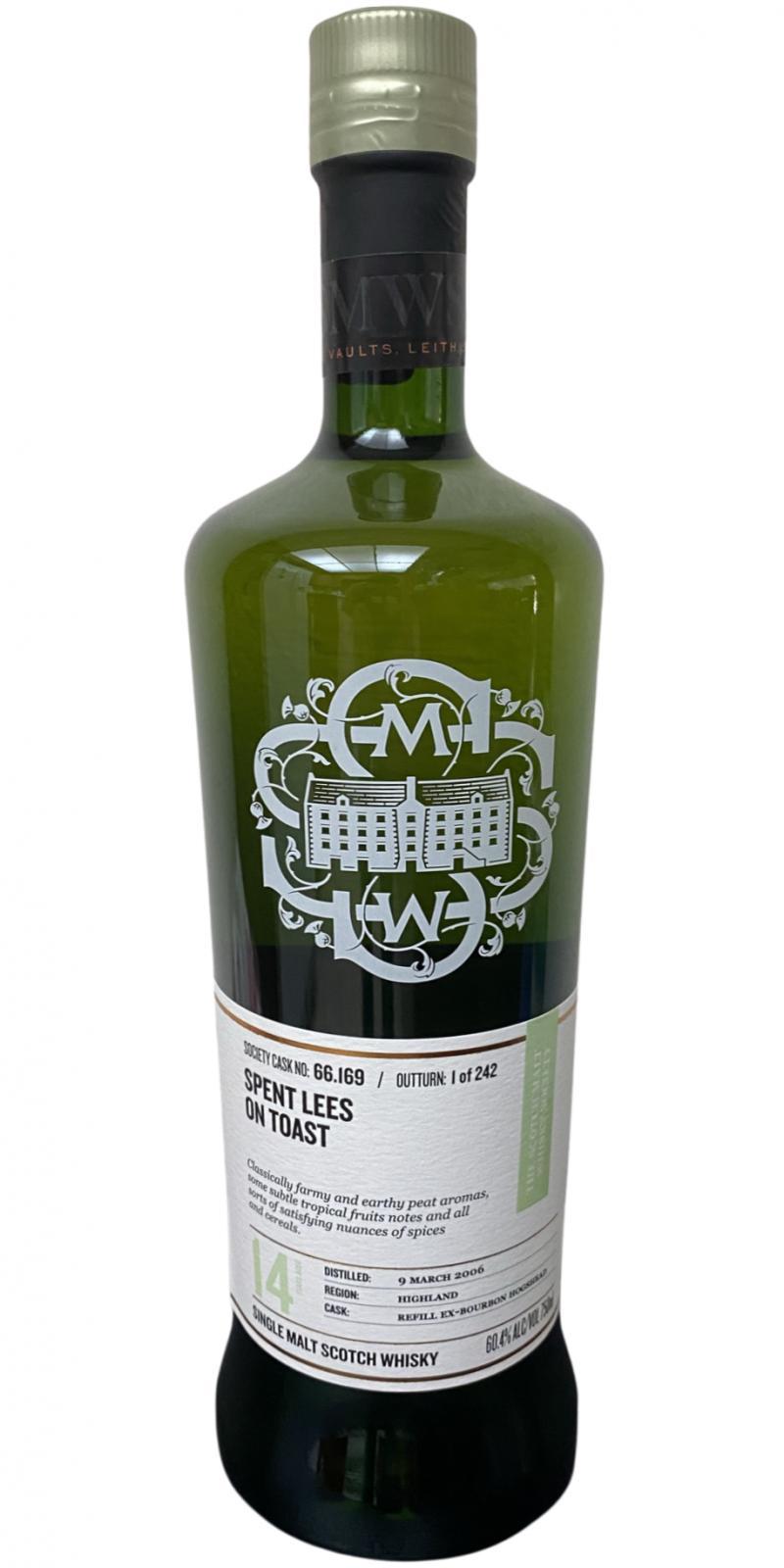Ardmore 2006 SMWS 66.169  Spent lees on toast
