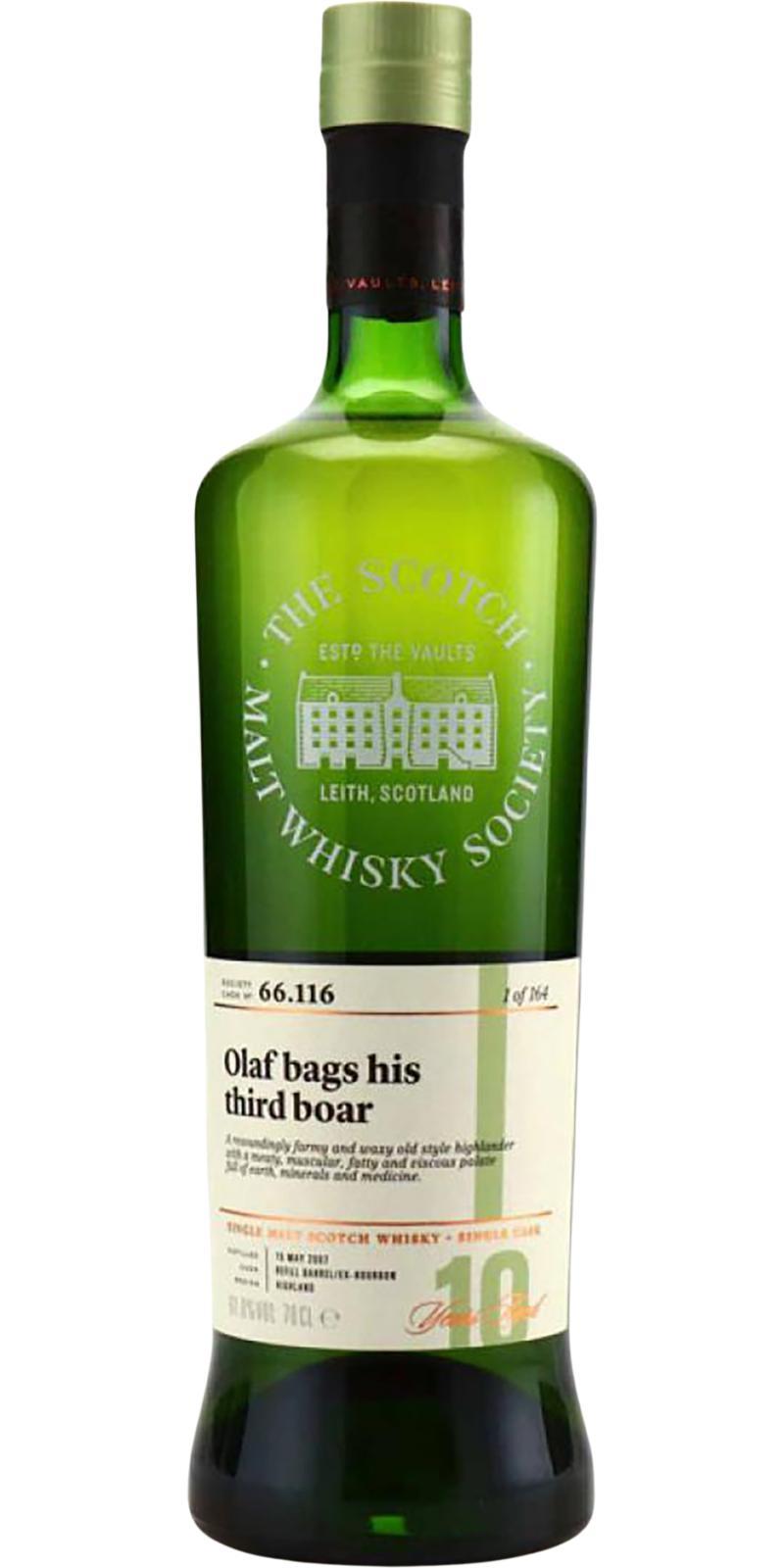 Ardmore 2007 SMWS 66.116  Olaf bags his third boar