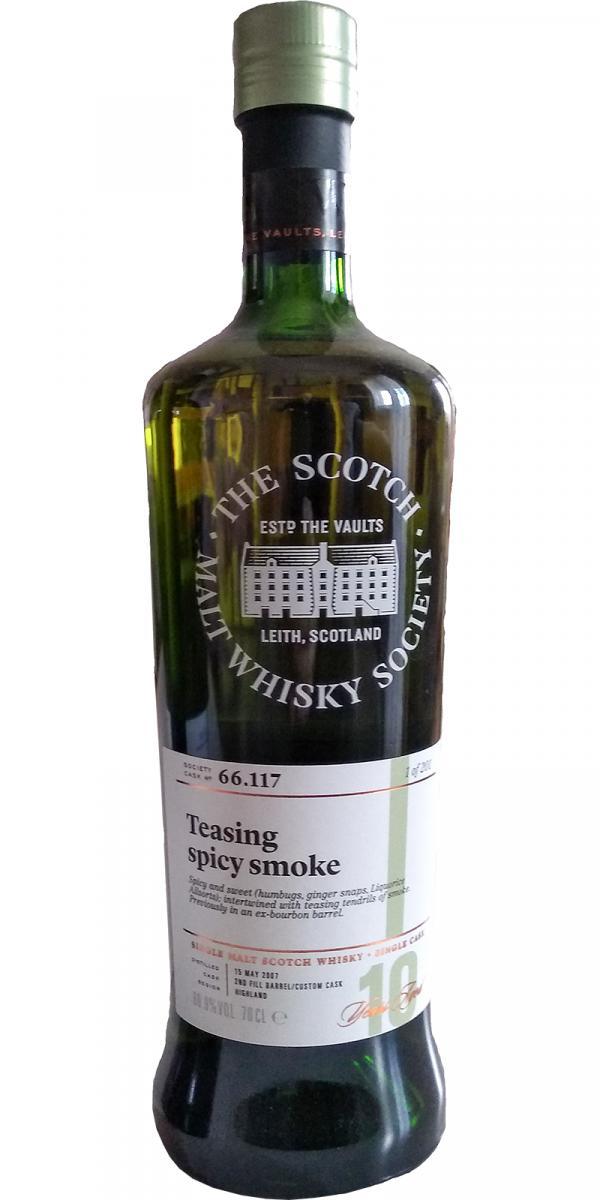 Ardmore 2007 SMWS 66.117  Teasing spicy smoke