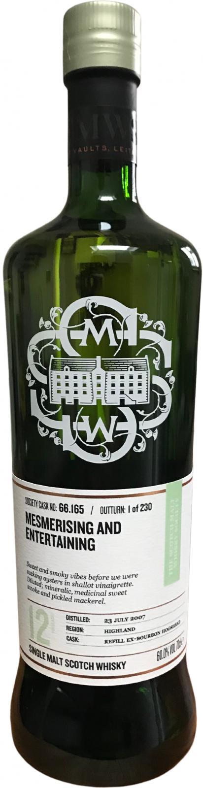 Ardmore 2007 SMWS 66.165  Mesmerising and entertaining