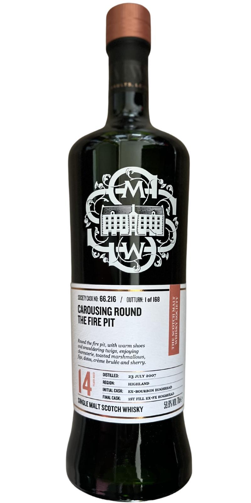 Ardmore 2007 SMWS 66.216  Carousing round the fire pit