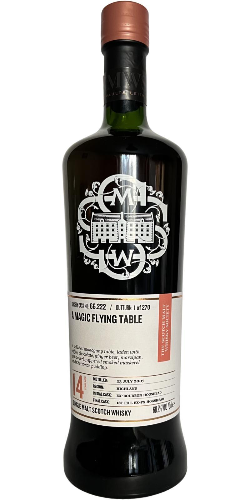 Ardmore 2007 SMWS 66.222  A magic flying table