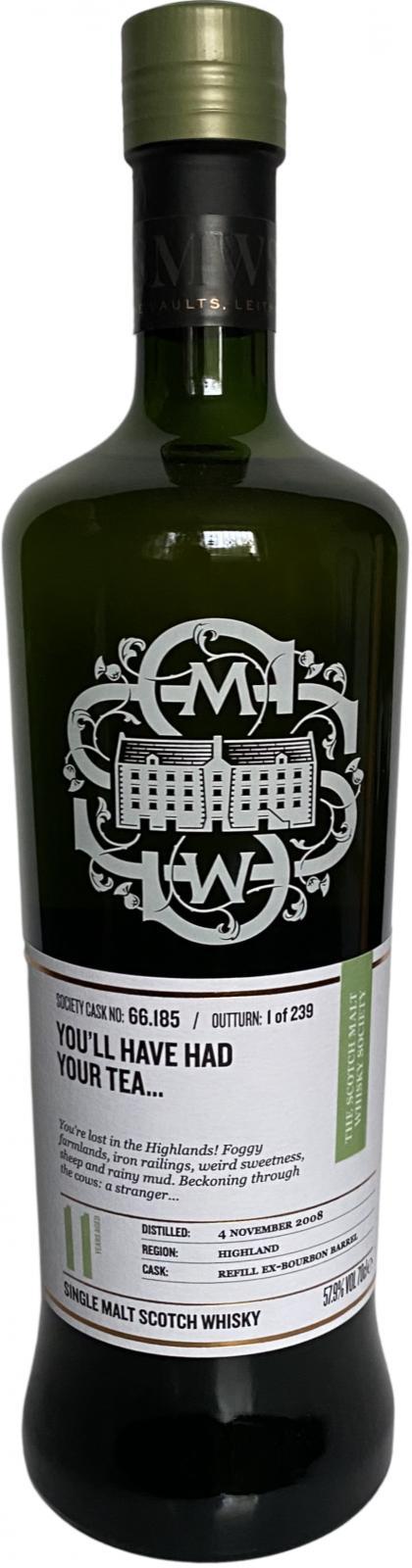 Ardmore 2008 SMWS 66.185  You'll have had your tea...