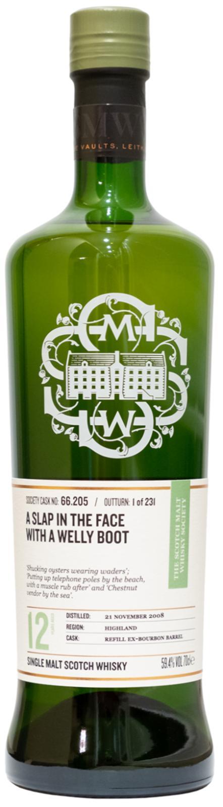 Ardmore 2008 SMWS 66.205  A slap in the face with a welly boot