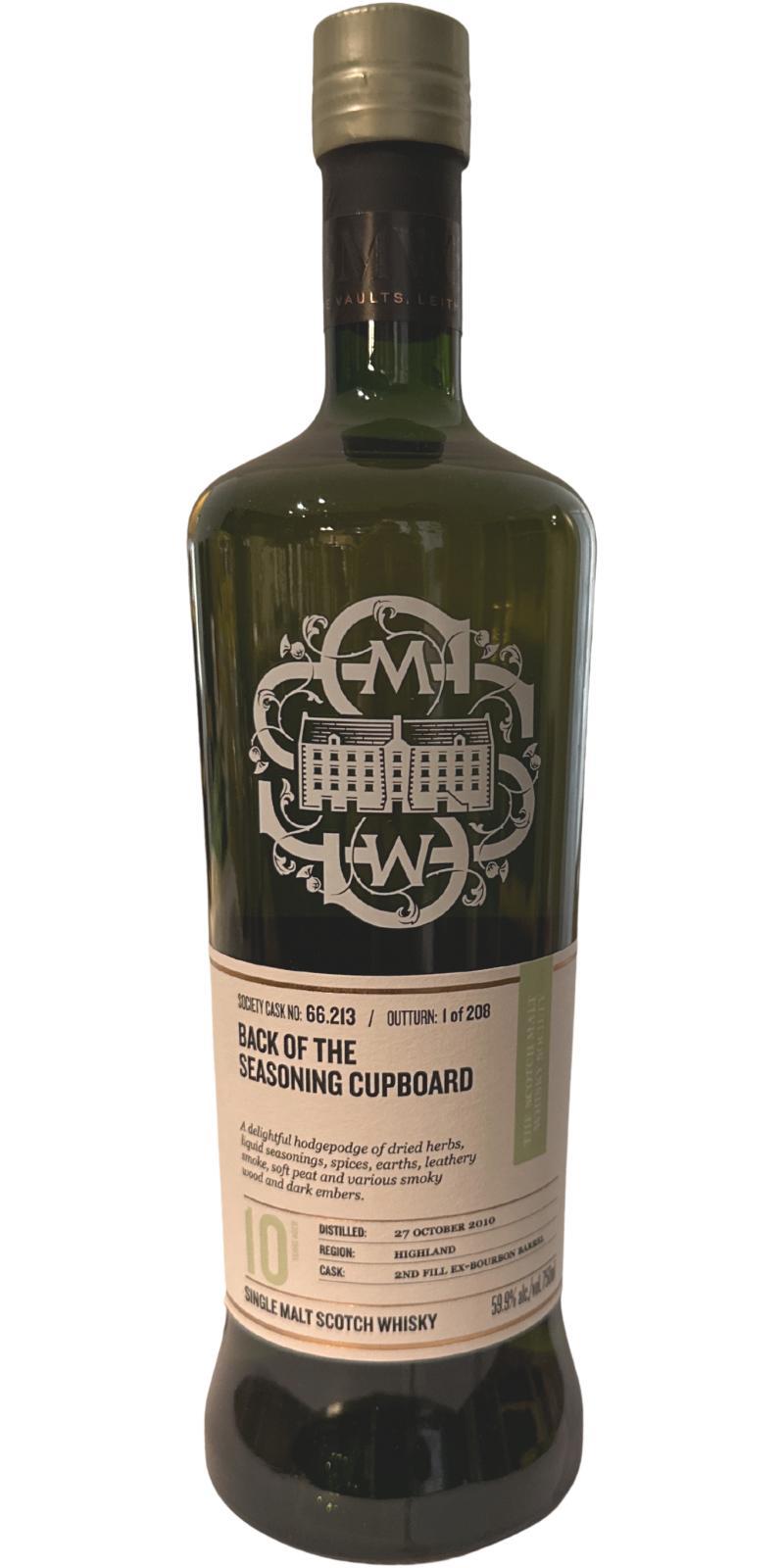 Ardmore 2010 SMWS 66.213  Back of the seasoning cupboard