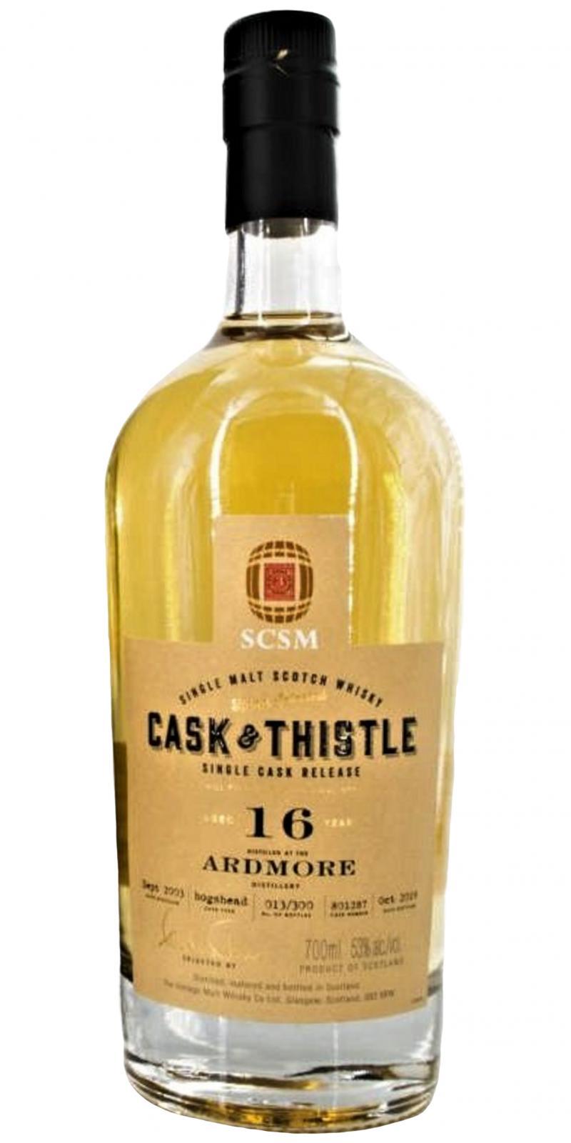 Ardmore 2003 VM  Cask & Thistle