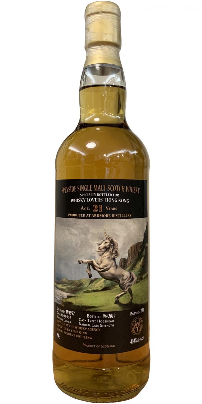 Ardmore 1997 TWA  Whisky Lovers Hong Kong